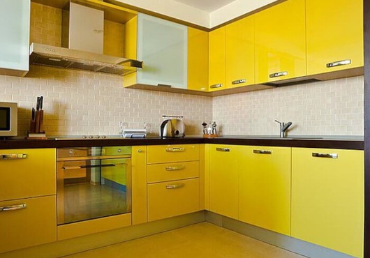 Кухня из МДФ Спелый Лимон